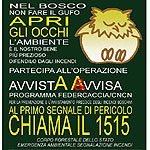 Fidc e Cncn contro gli incendi