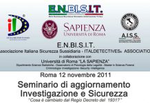 Un seminario sull’investigazione a La Sapienza di Roma