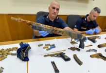 La mappa dei sequestri di armi illegali