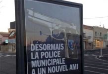 Il “nuovo amico” dei vigili di Béziers