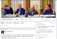 Il comitato direttiva 477 sbarca su Facebook