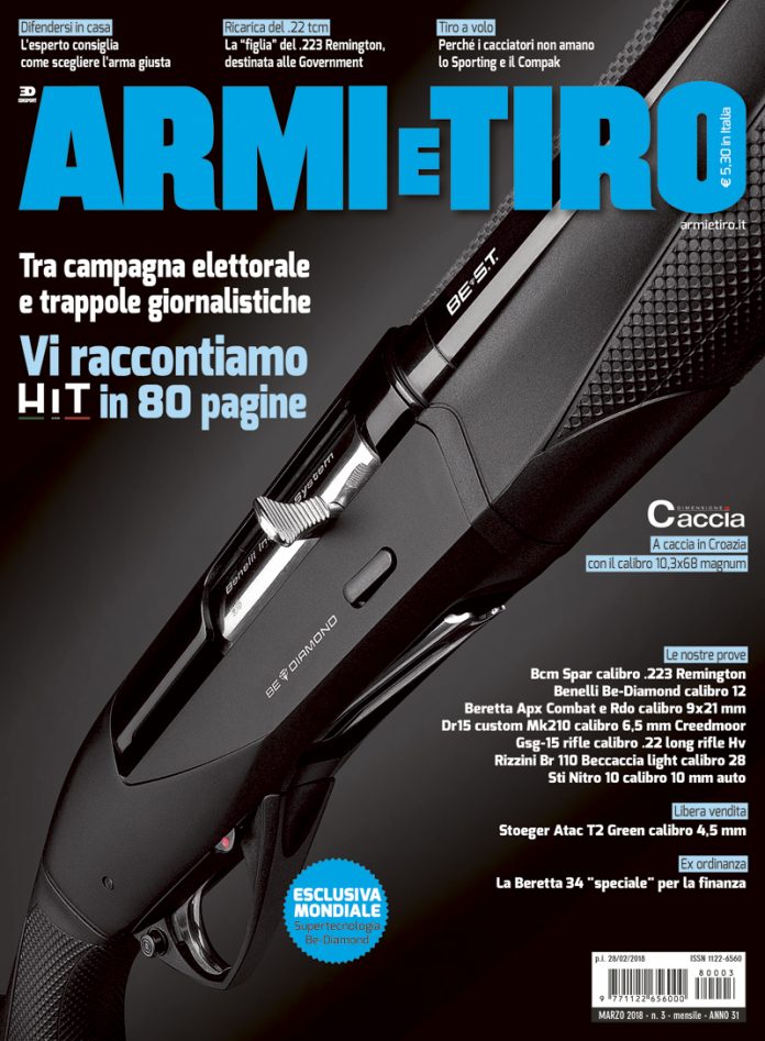 copertina armi e tiro marzo 2018