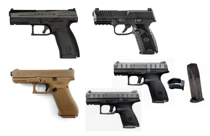 Cz P10 SC semi compact_FN 509 Mid Size_Glock 19X Crossover_Beretta APX Centurion_Compact
