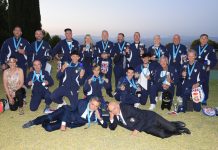 Fossa universale, trionfo azzurro al mondiale di Malaga
