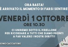I cacciatori scendono in piazza