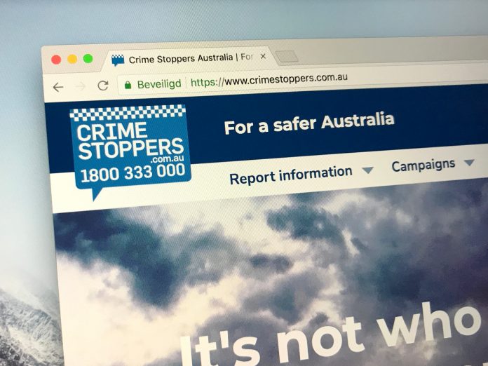 Canberra,,Austrelia,-,June,18,,2018:,Australian,Crimestoppers,Website.,The