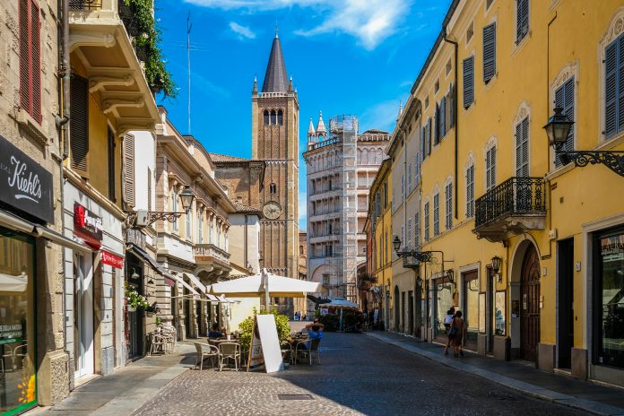 Parma,,Italy,-,July,,9,,2018:,Center,Of,Parma,With