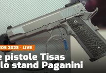 Le pistole Tisas allo stand Paganini