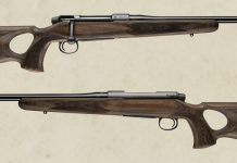 Mauser 18 Pure max: la thumb hole laminata