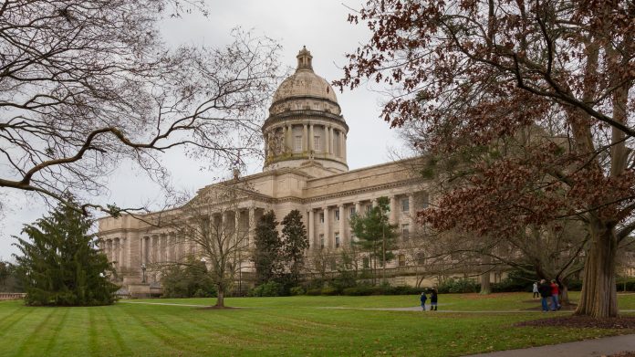 Capitol,Building,In,Frankfort,Which,Is,The,Capital,Of,Kentucky
